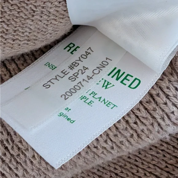 J.Crew Cropped Cardigan Sweater XS Taupe Gold Buttons Braided Trim 100% Cotton - Picture 5 of 10